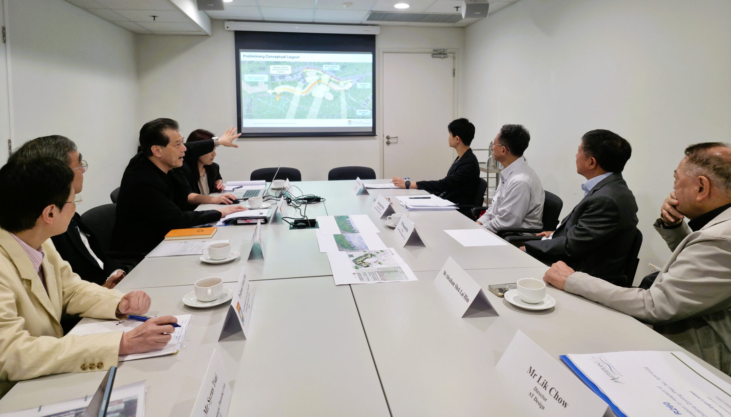 Meeting with stakeholders